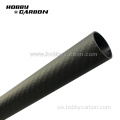 CNC Carbon Fiber Tubes kwa helikopta ya RC